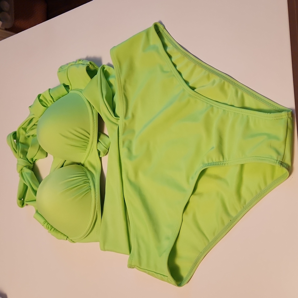 Modlily lime green bikini
